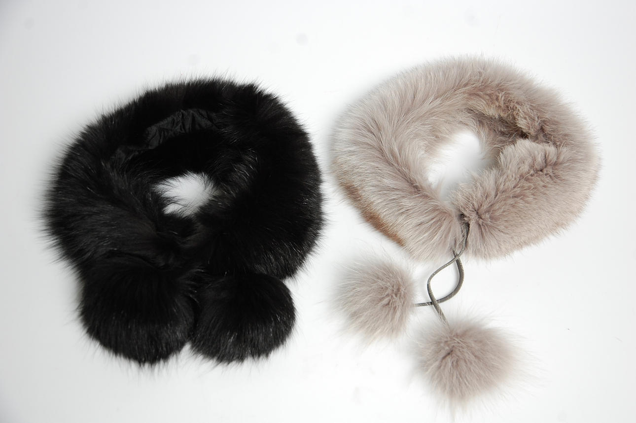 PANNBAND, 2 st blåräv.