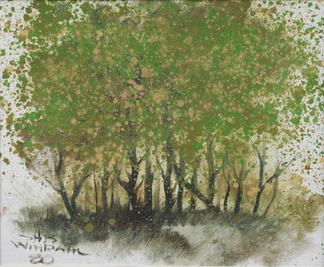 STEFAN WINDAHL. Forest grove, oil on canvas, signed and dated.