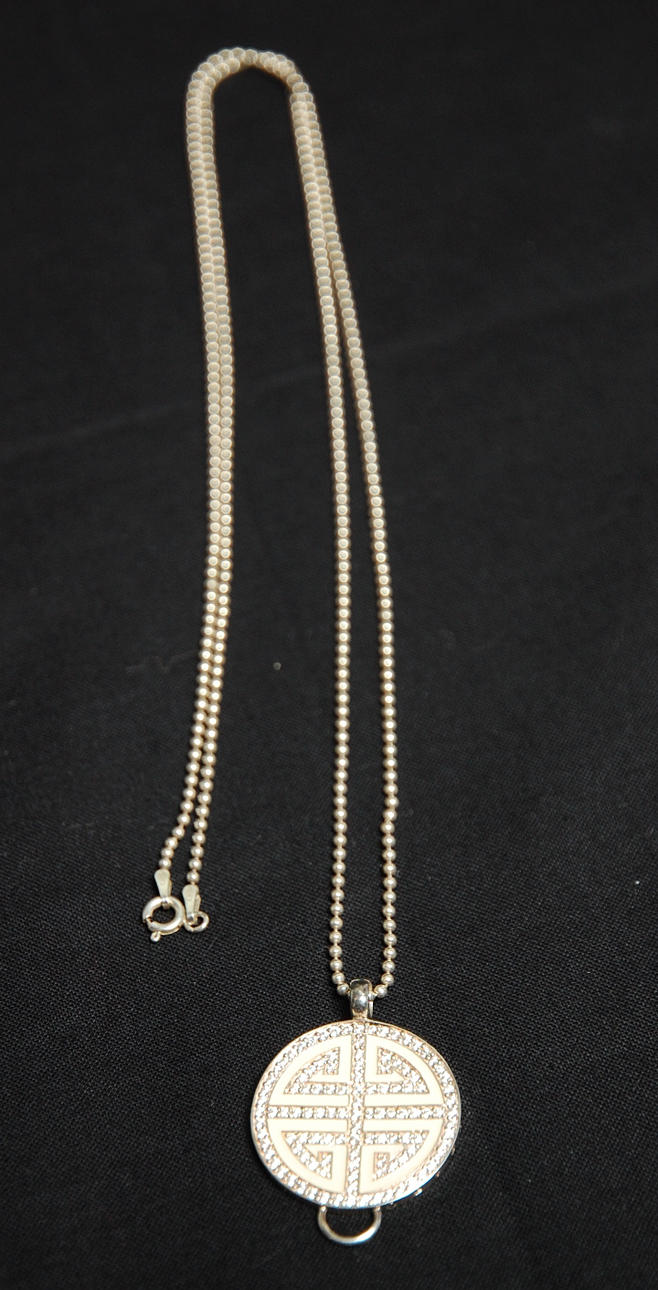 THOMAS SABO. halsband, silver, Rebell at Hart, nyskick.