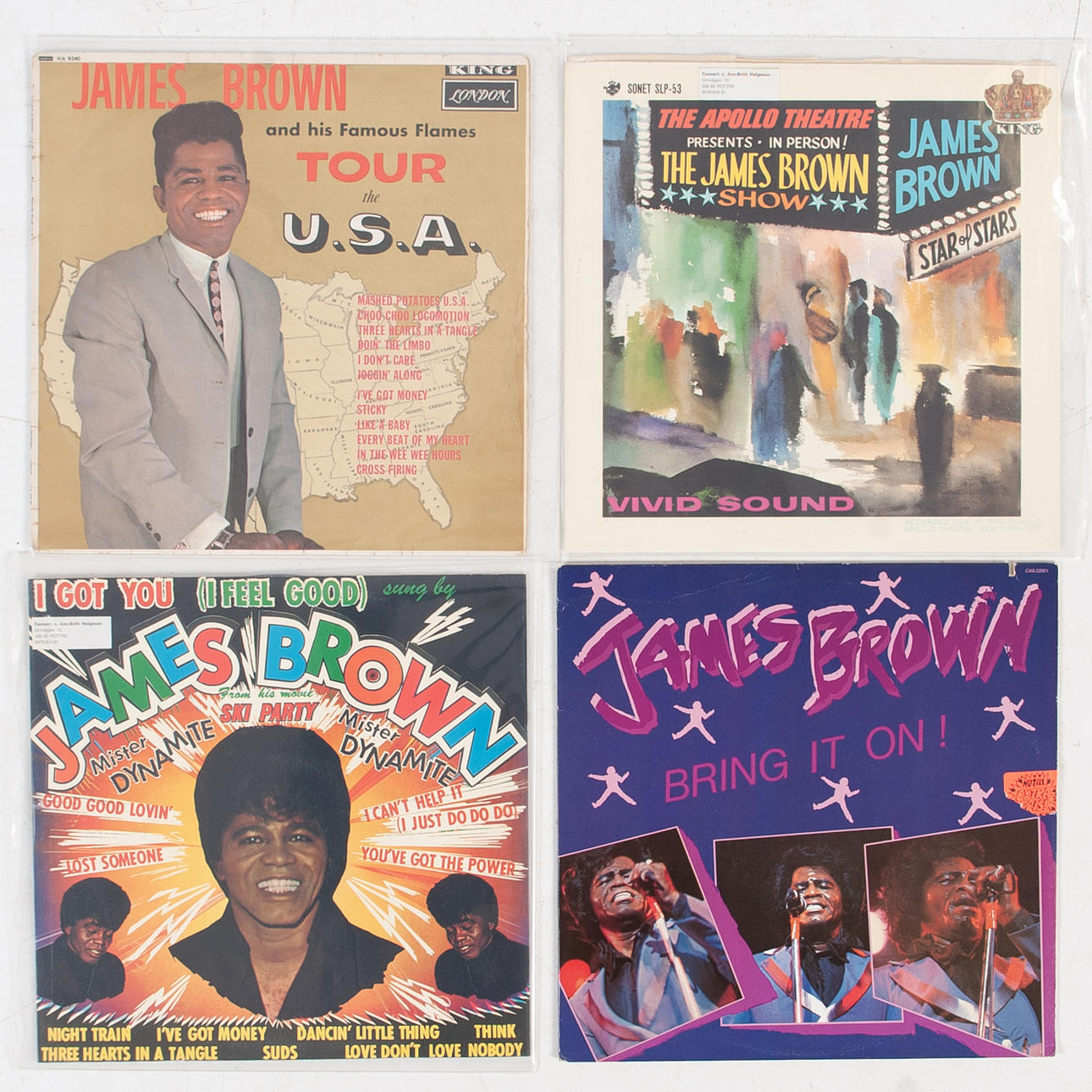 VINYLSKIVOR JAMES BROWN.