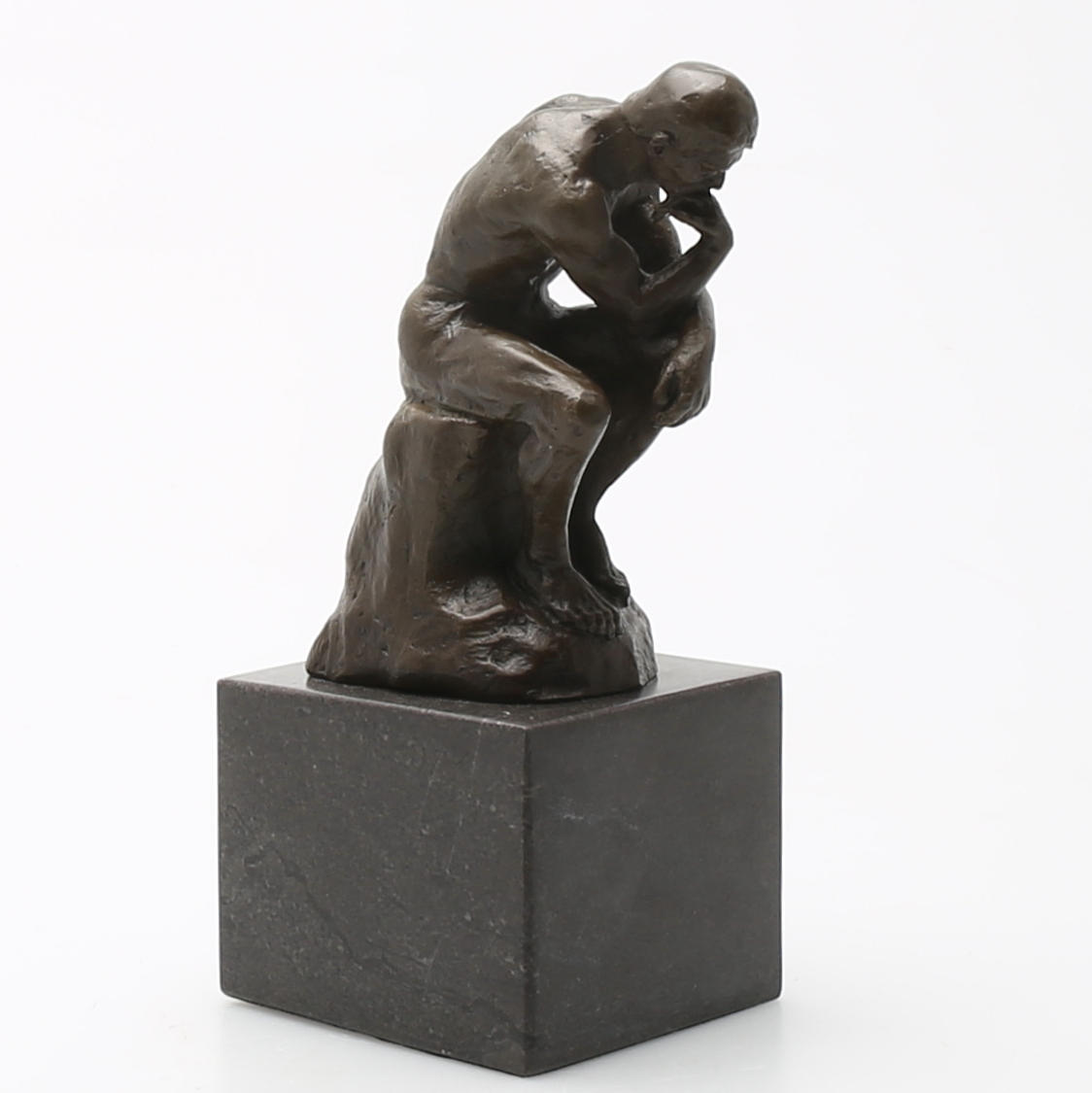 BRONSSKULPTUR 'Tänkaren', efter Auguste Rodin.