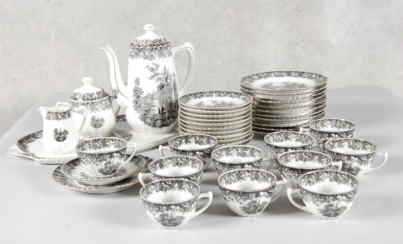 KAFFESERVIS, 39 delar, " Alt England Rosslau".