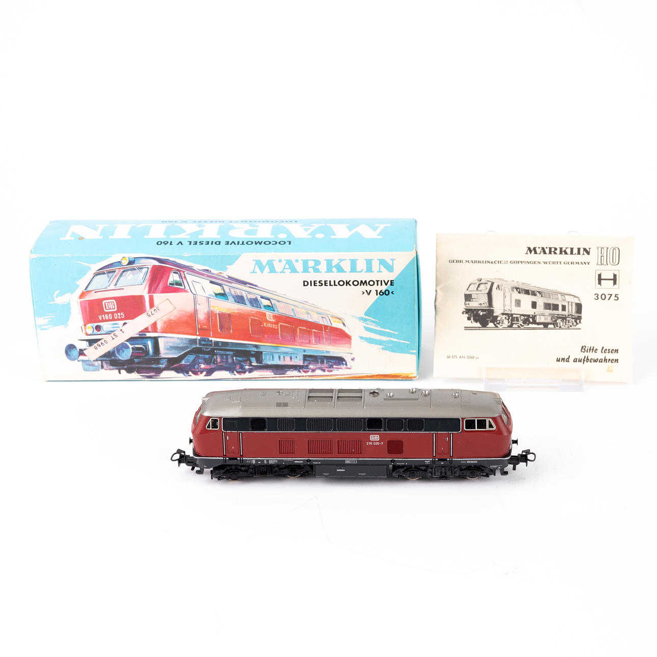 MÄRKLIN 3075 diesel locomotive BR 216, original packaging