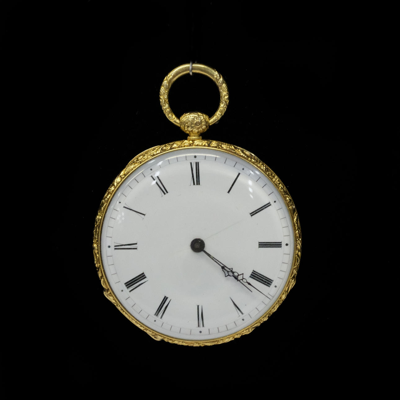 TASKUKELLO, AVAIMENVEDIN. 18K KULTAA.