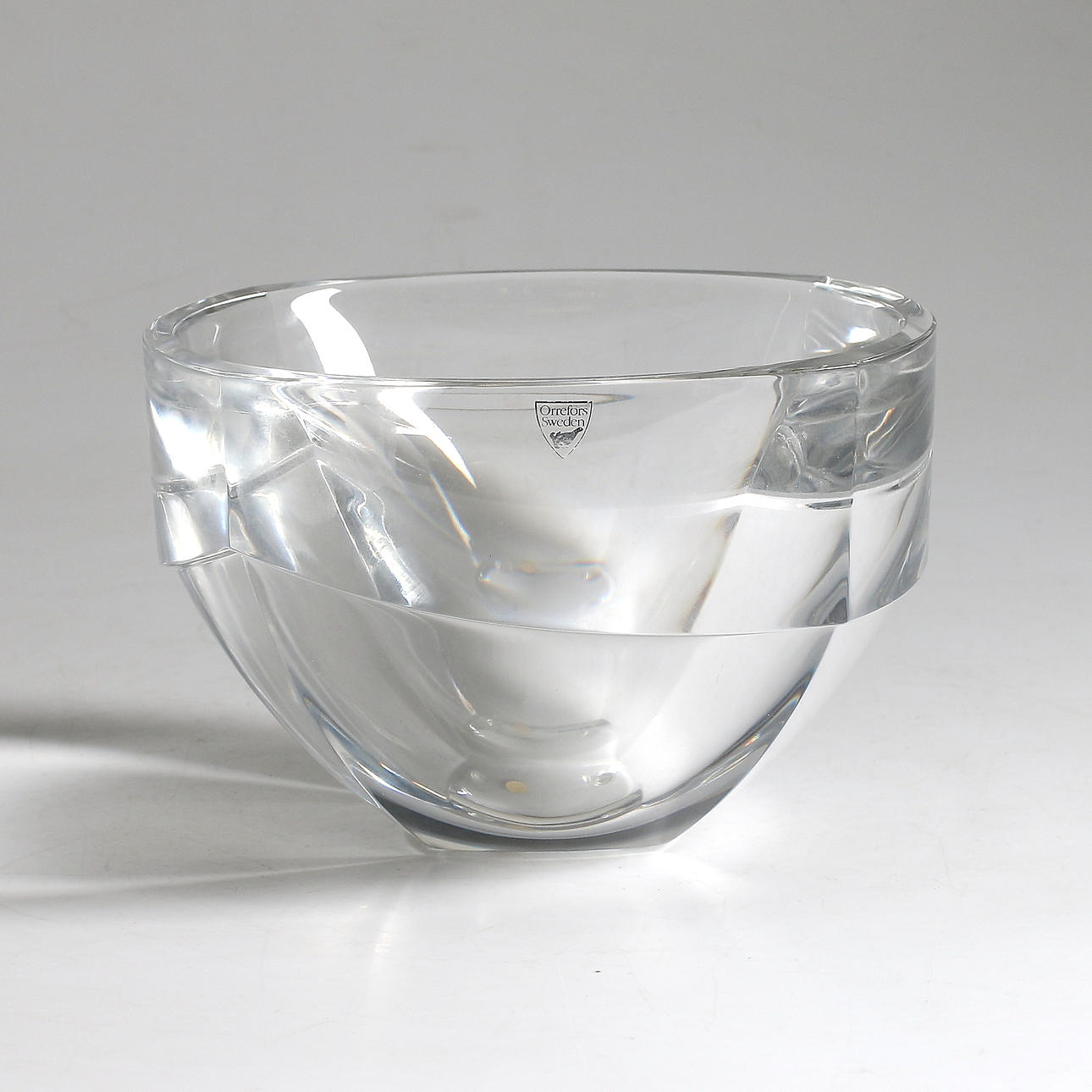 SKÅL, kristall, "Lancelot", Erika Lagerbielke, signerad, Orrefors. 1900-tal.