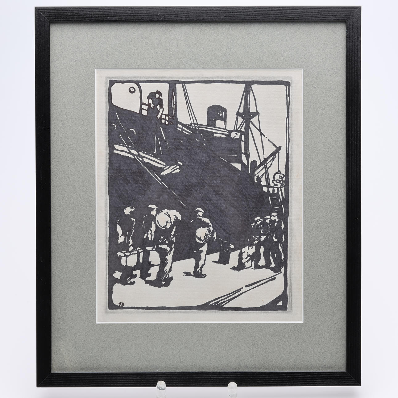 TORSTEN BILLMAN. ETSNING, signerad TB.