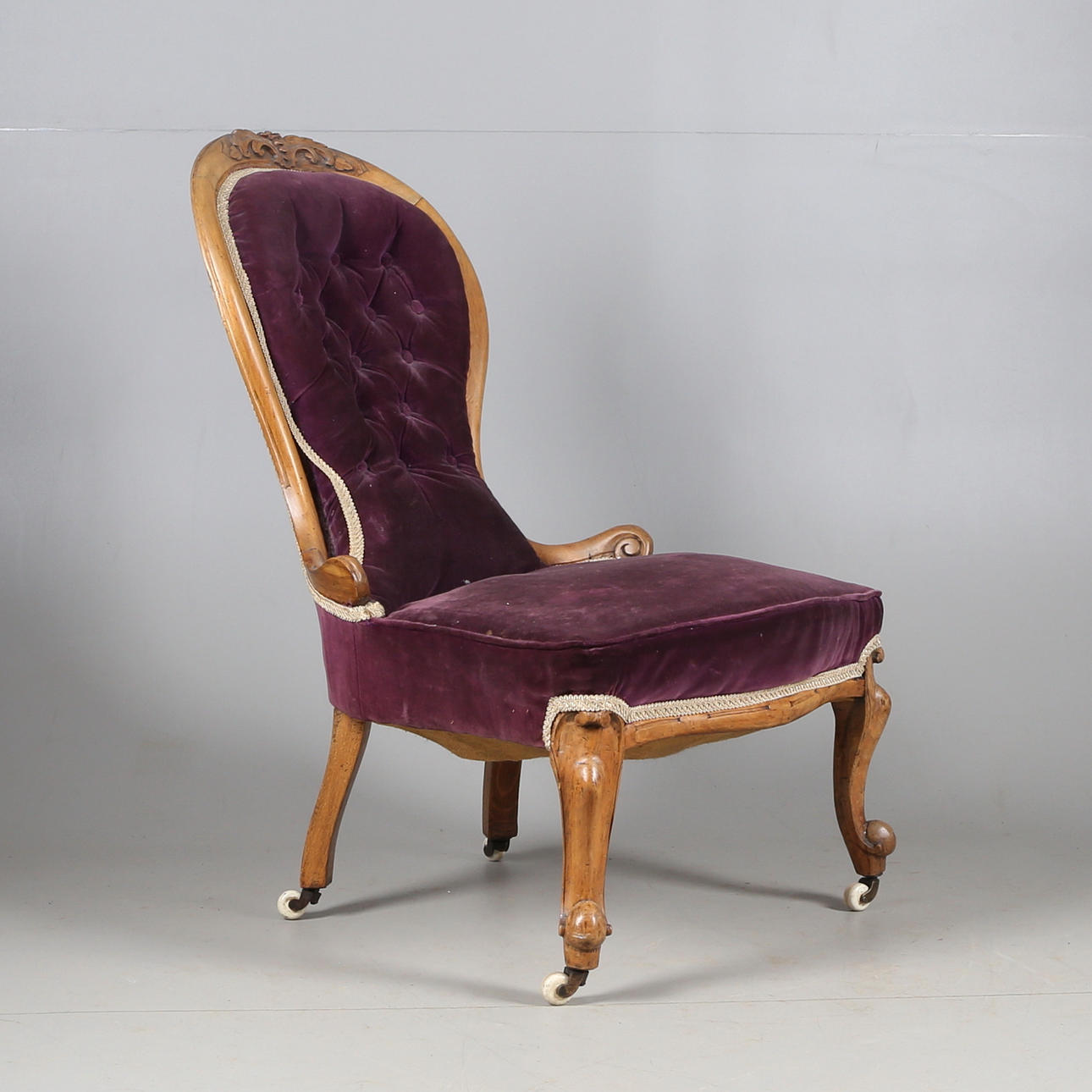 EMMAFÅTÖLJ, nyrokoko, 1900-talets början.