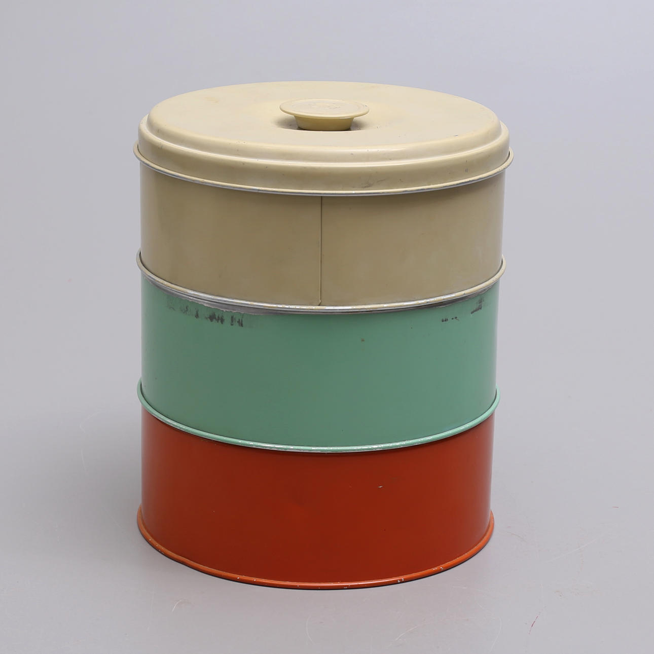 KAKBURK, plåt, tre våningar, 1950-tal.