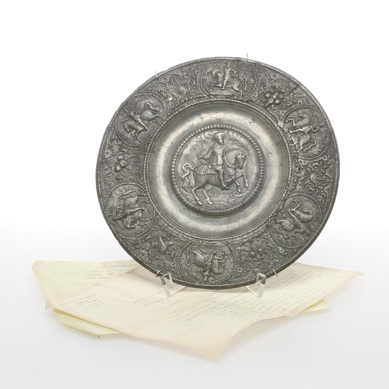 FAT, tenn, Paulus Öham dy (verksam 1634-71), Nürnberg.