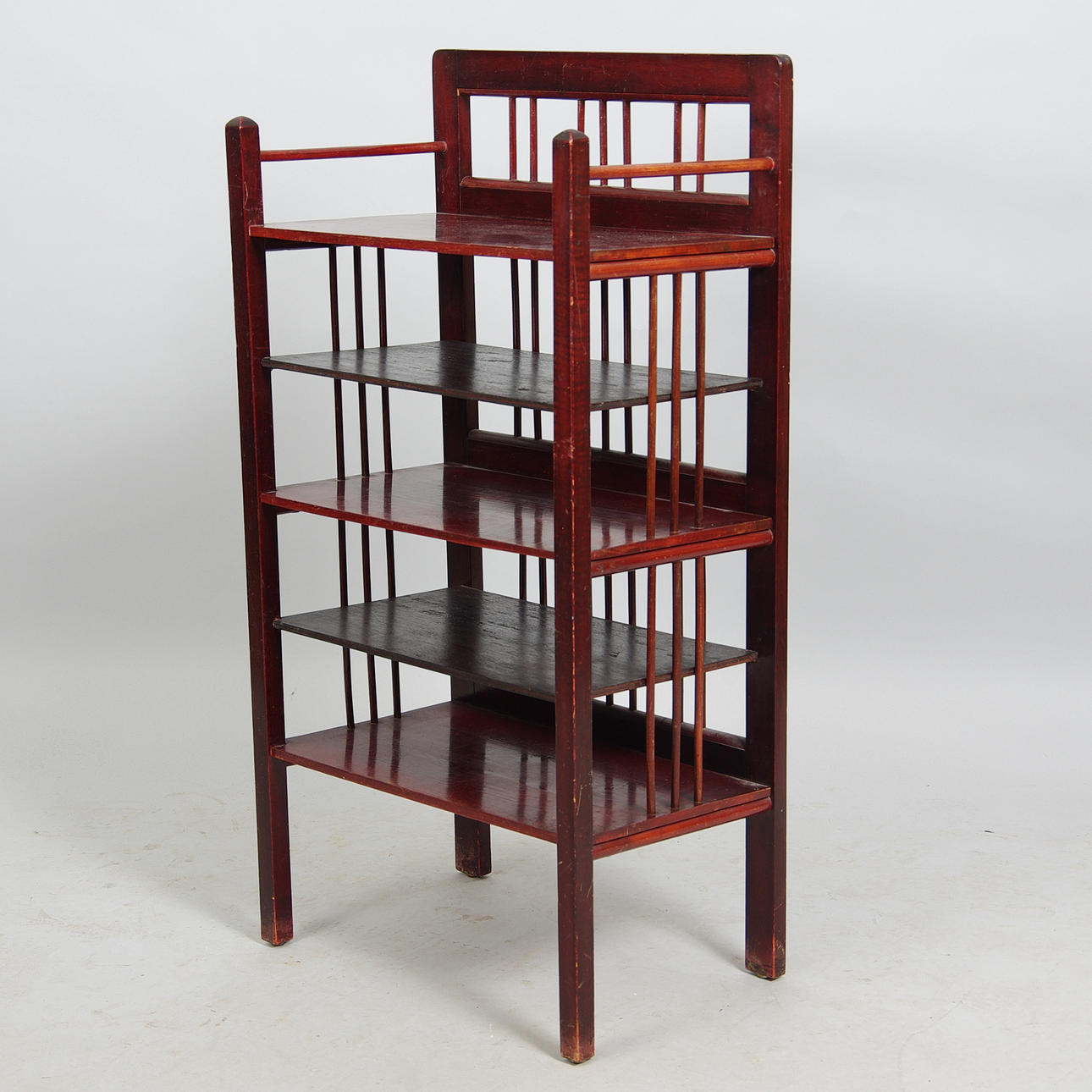 TIDNINGSSTÄLL, mahogny, 1900-talets mitt.