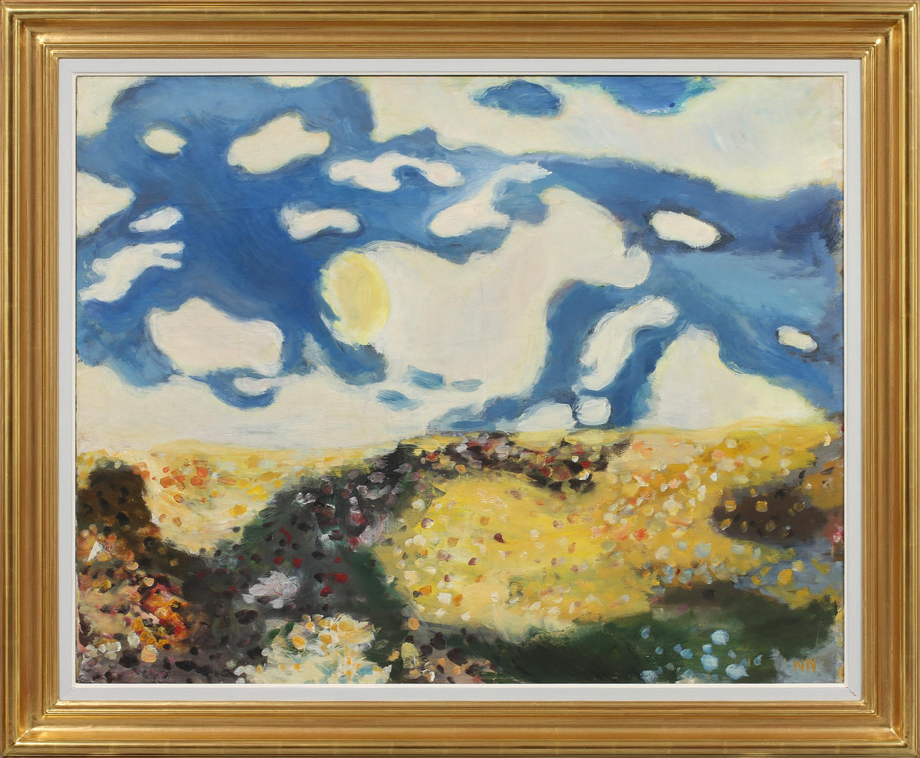 NILS NILSSON (1901-1949). Landskap. Olja på duk.