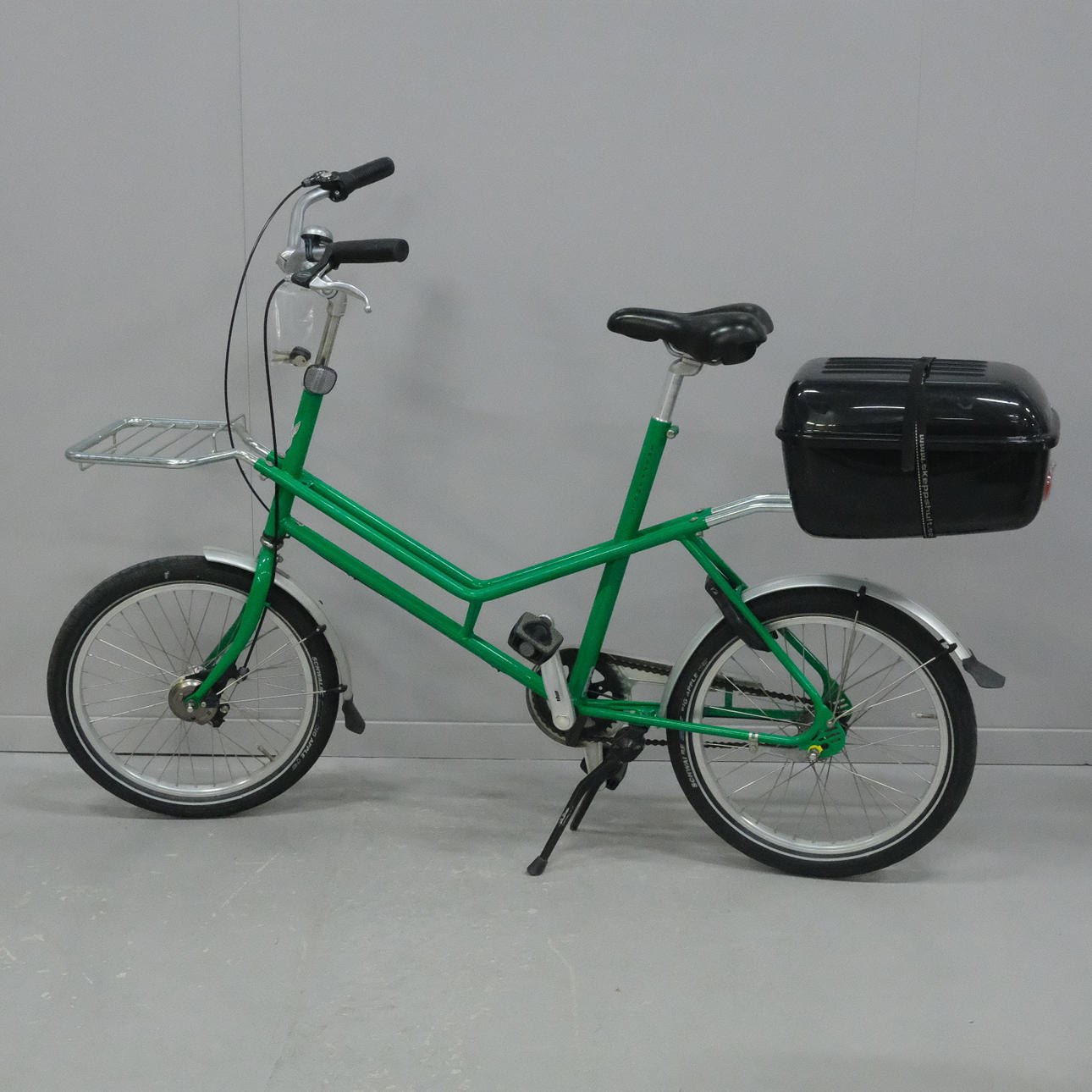 MINICYKEL, SKIB HUL V, GRØNLAKERET.