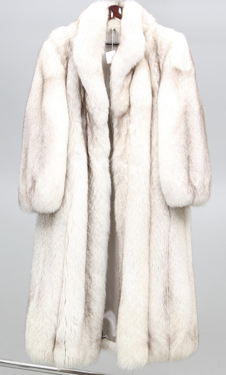 PÄLS, blåräv, strl 40.