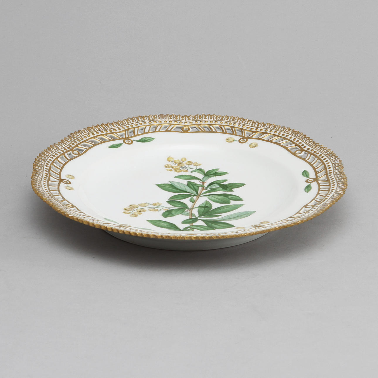 FAT, porslin, Flora Danica, Royal Copenhagen.