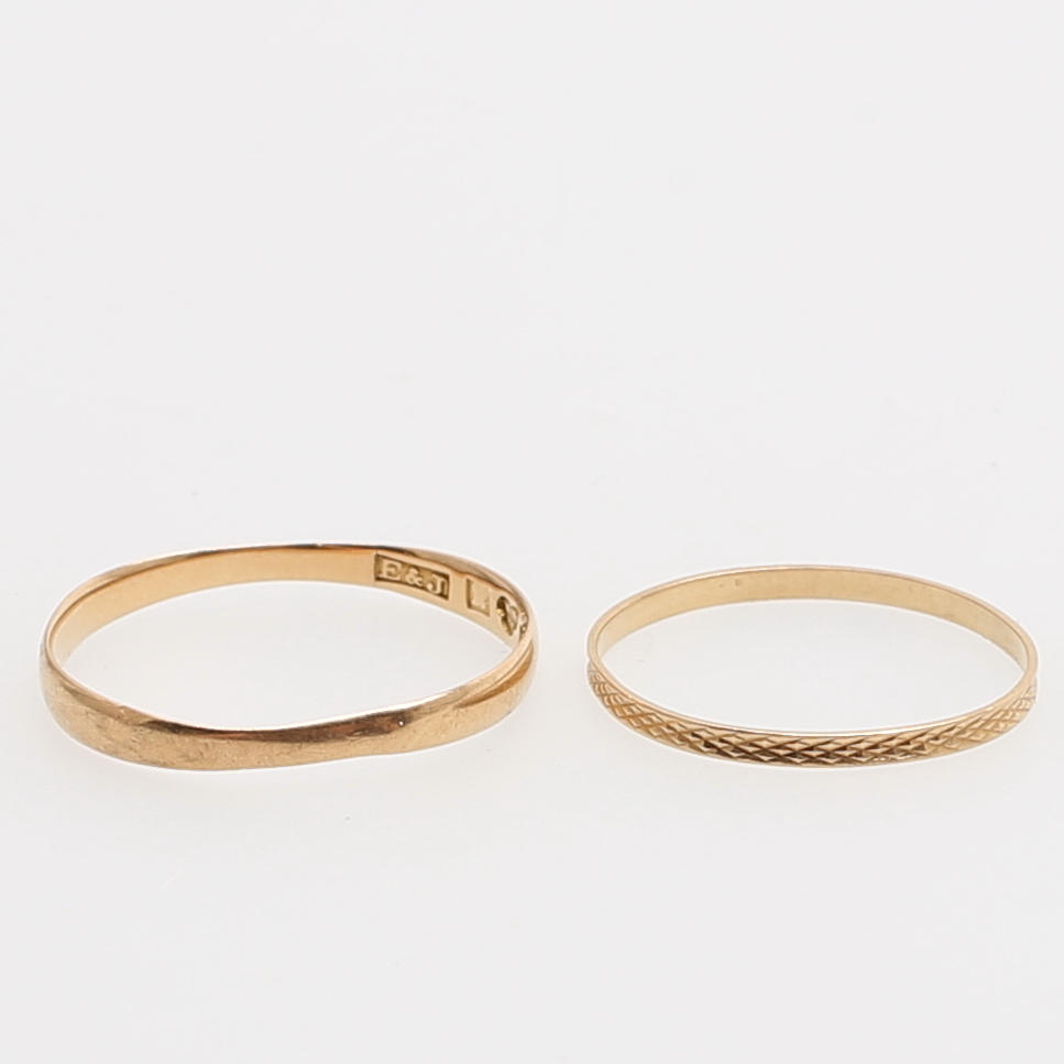 RINGAR, gulguld, 2 st.