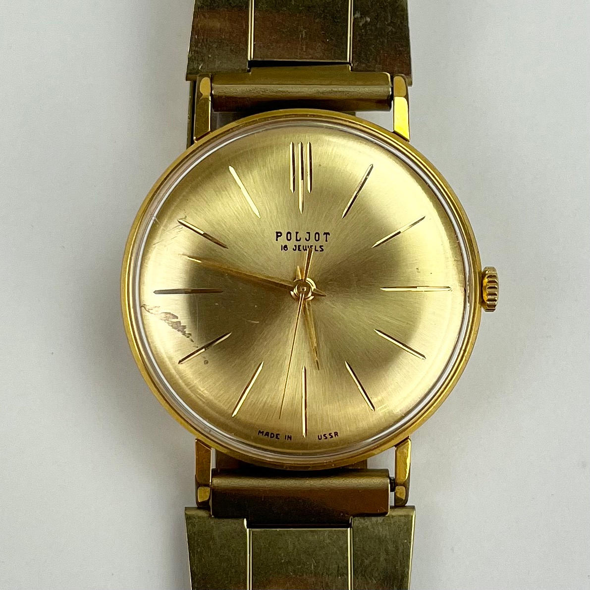 WRISTWATCH, Poljot, Soviet Union, manual.