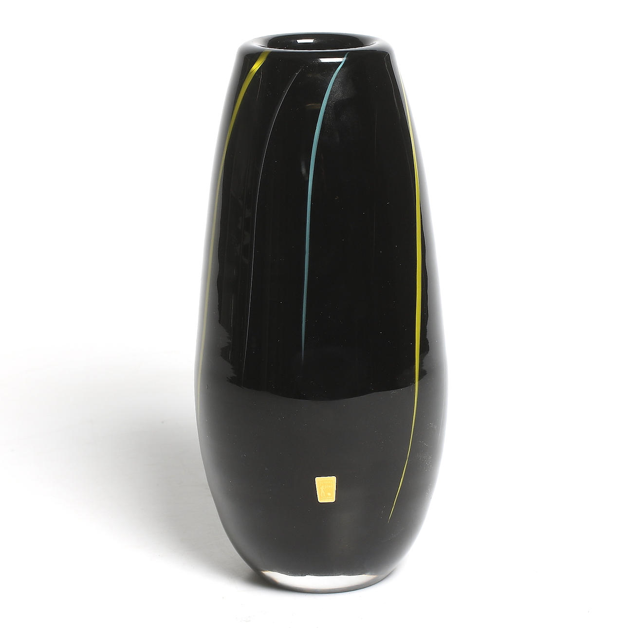 VAS, glas, Johansfors Glasbruk, signerad S.O. Fransson, 1994.