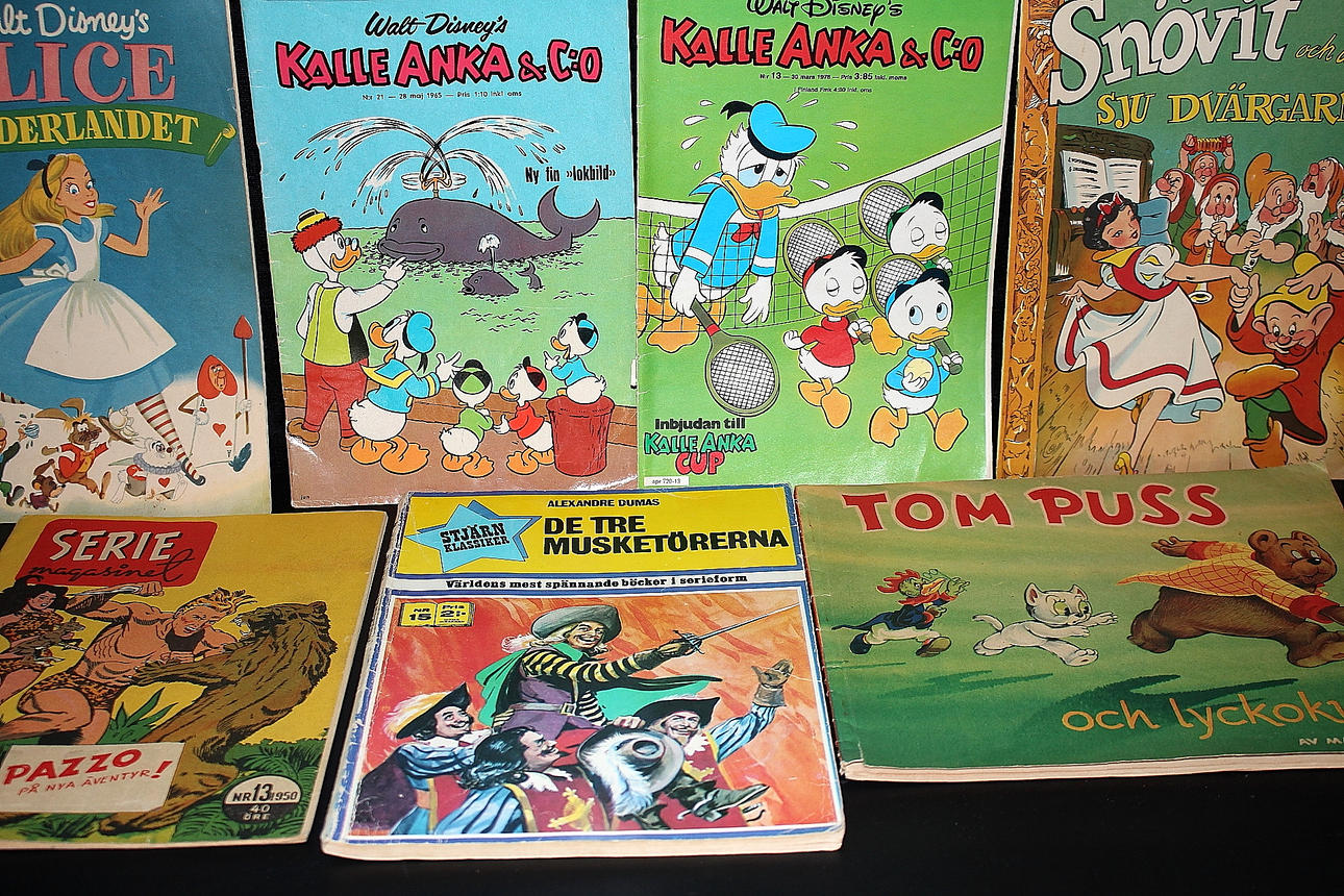 SERIETIDNINGAR, 7 st, blandade.