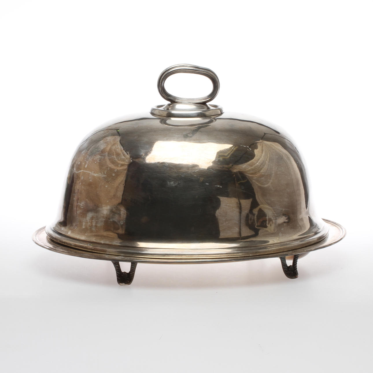 FAT samt STEKHUV, nysilver.