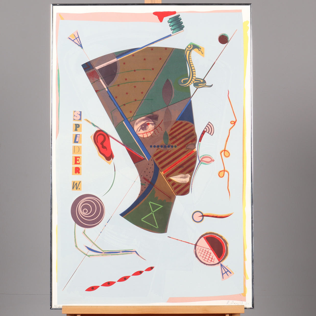 CARSTEN REGILD. LITHOGRAPHY, Numbered 10/18 and signed.