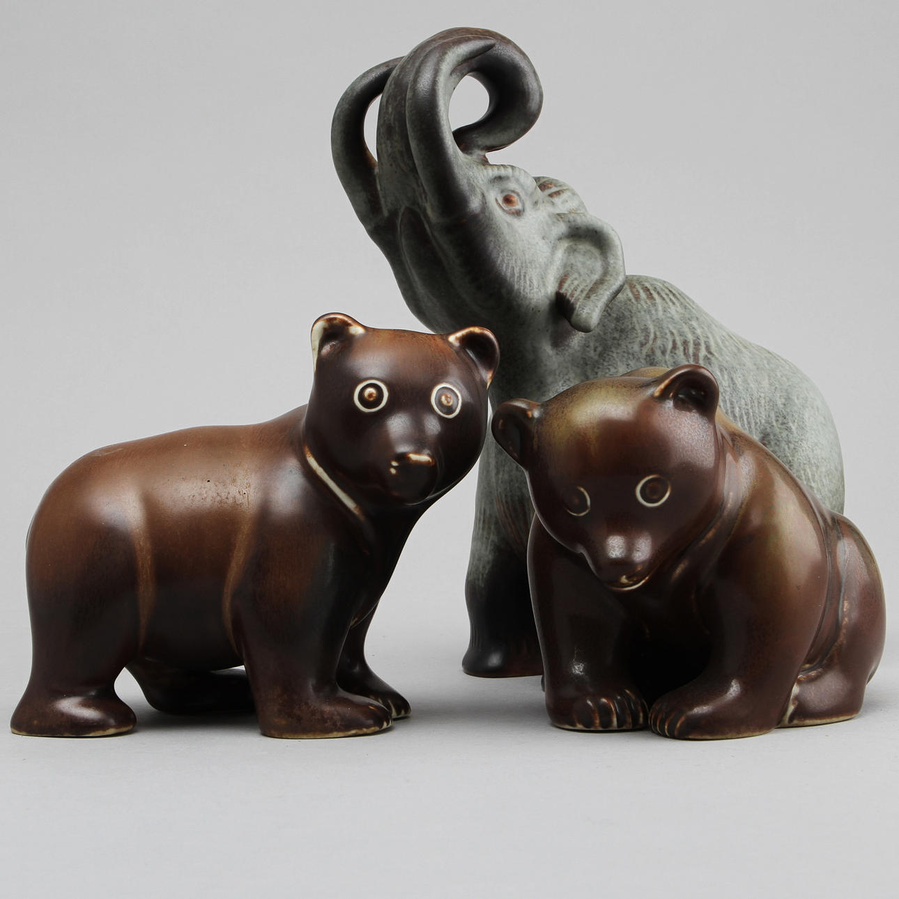 FIGURINER, 3 st, Gunnar Nylund, Rörstrand.