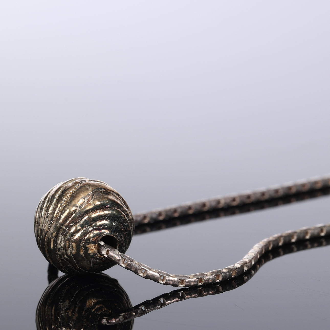 HALSKÆDE, Sterling sølv, Flora Danica, Danmark.