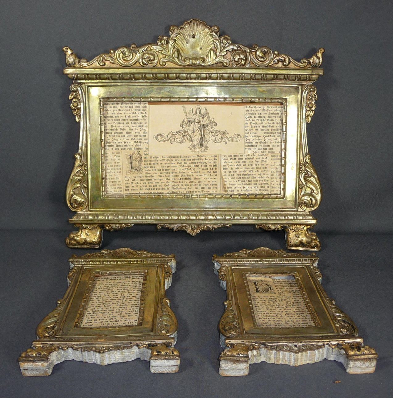 TRE CANON TABLETTER, 1700-talets slut.