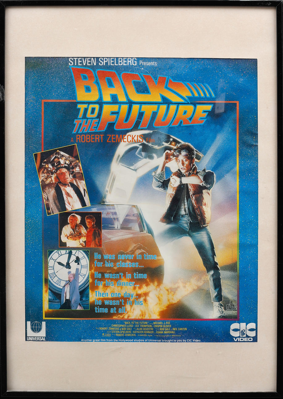 BACK TO THE FUTURE, film poster, 1985.