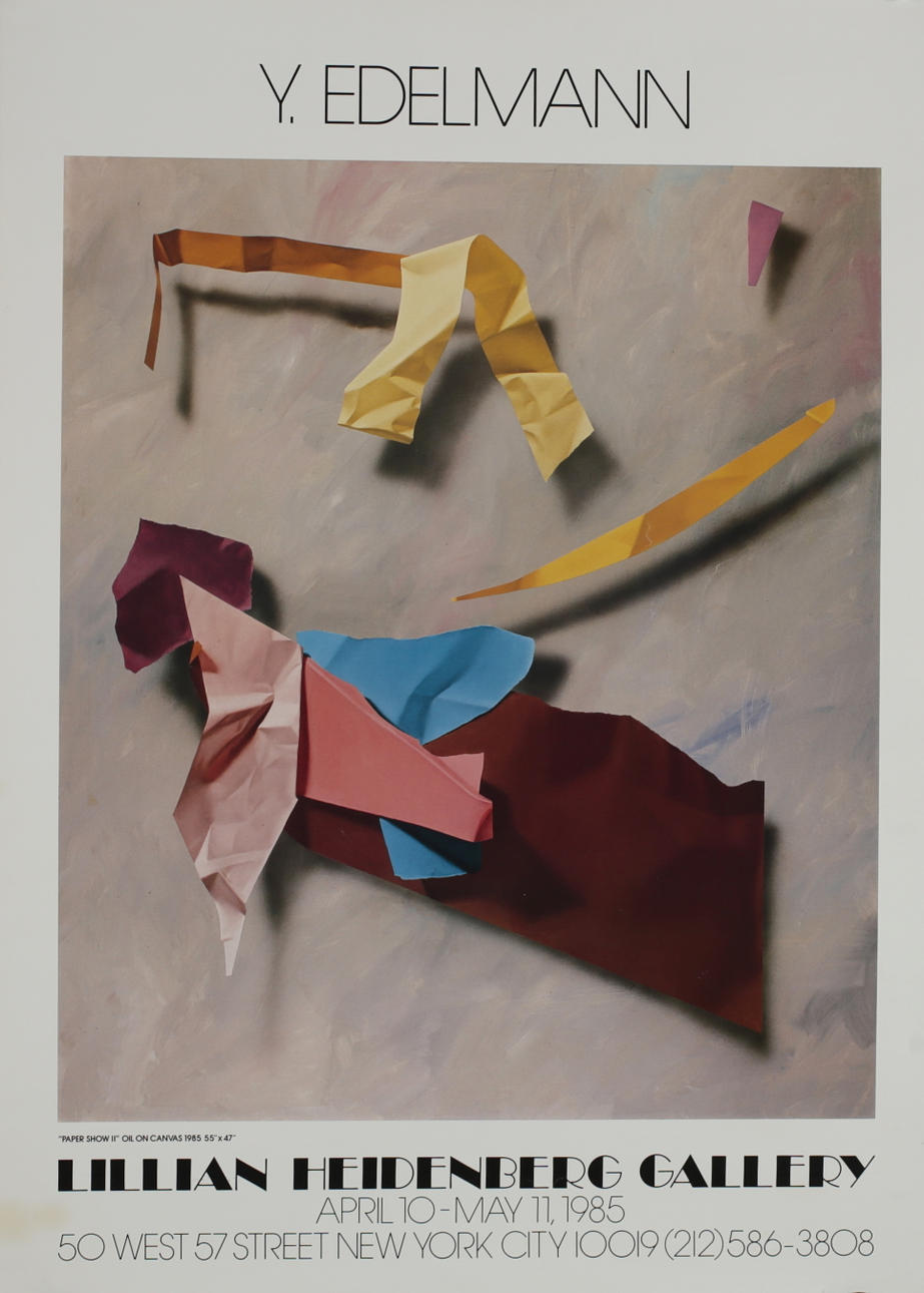 YRJÖ EDELMANN. Two exhibition posters, offset printing, 1980s. Art ...