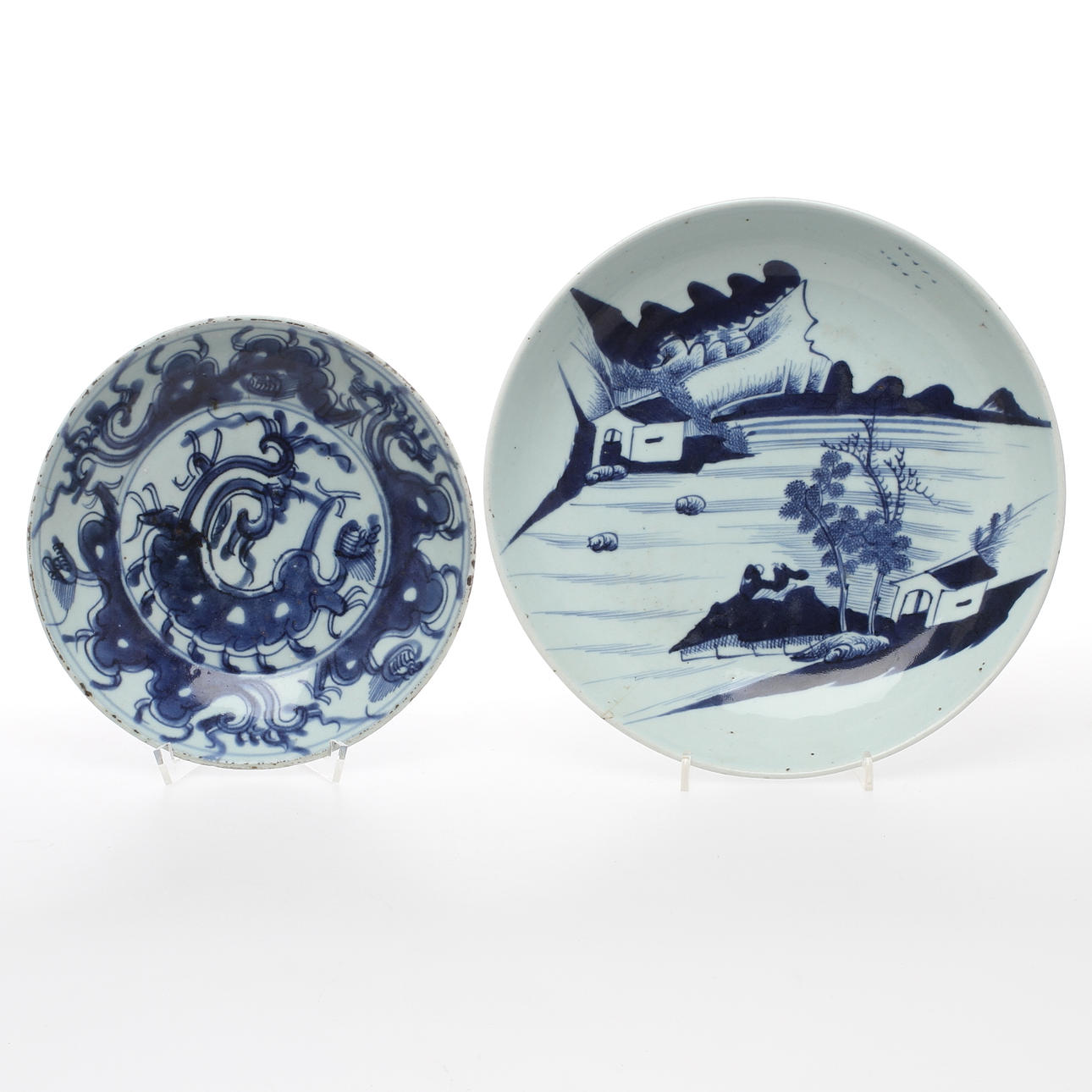 SKÅLFAT, 2 st, porslin, orientaliskt.