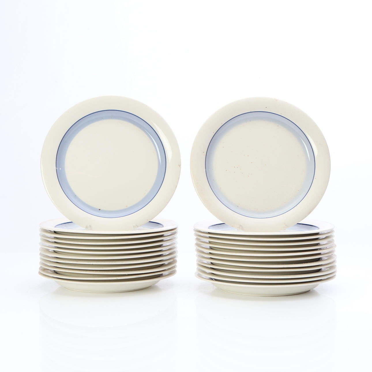 ARABIC, DINNER PLATES, 24 PCS. Porcelain. “Arctica Pudas”.