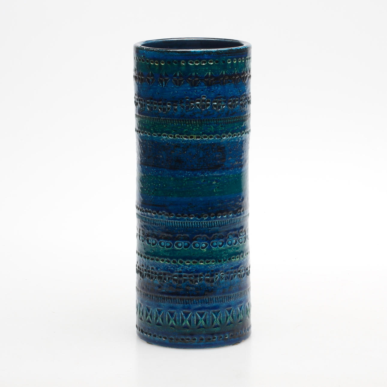 VAS, keramik, "Rimini Blue", Aldo Londi, Bitossi, 1960/70-tal.