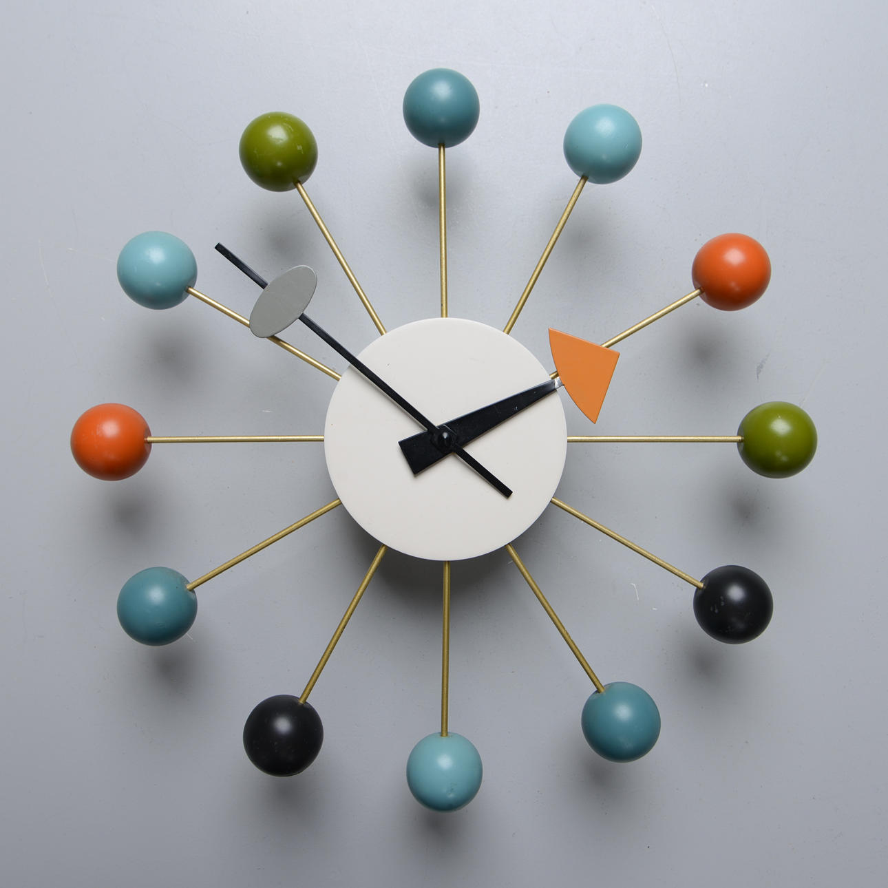 GEORGE NELSON. Wanduhr, „Ball Clock“, Vitra.
