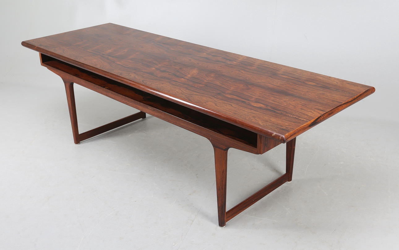 SOFFBORD,ädelträ,1960-tal, Danmark.