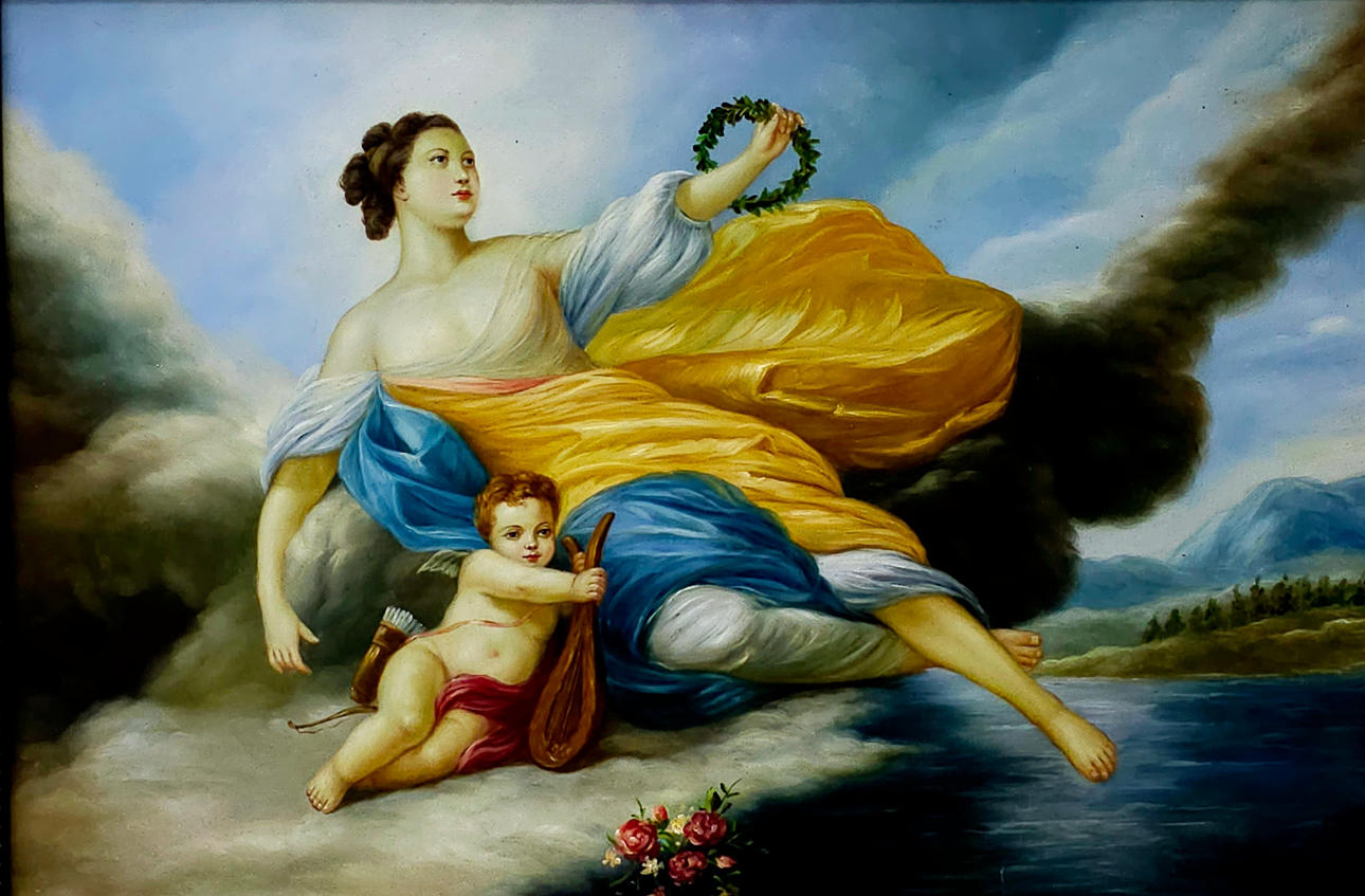 ANONYMOUS. OIL CANVAS. “VENUS OR LE MIDI”.