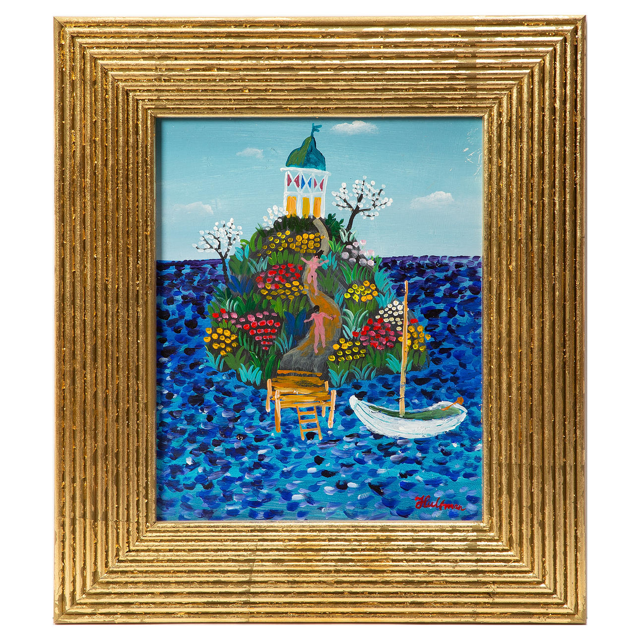 ANDERS HULTMAN. Oil on canvas, signed.