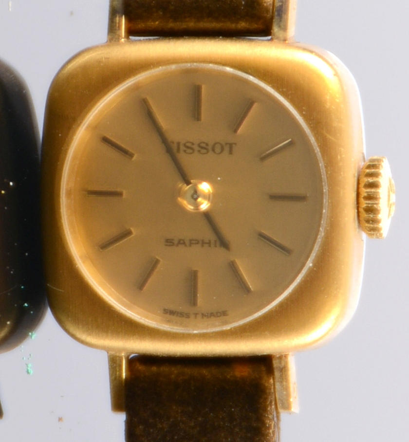 DAMARMBANDSUR, Tissot Saphir, manuell, NOS.