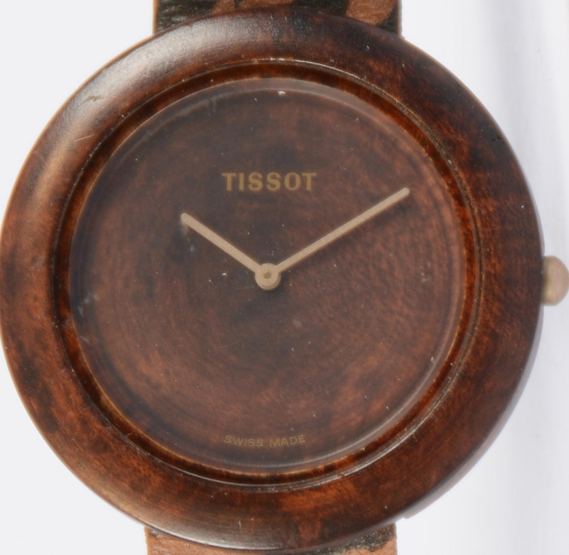 ARMBANDSUR, Tissot, Woodwatch, quartz.