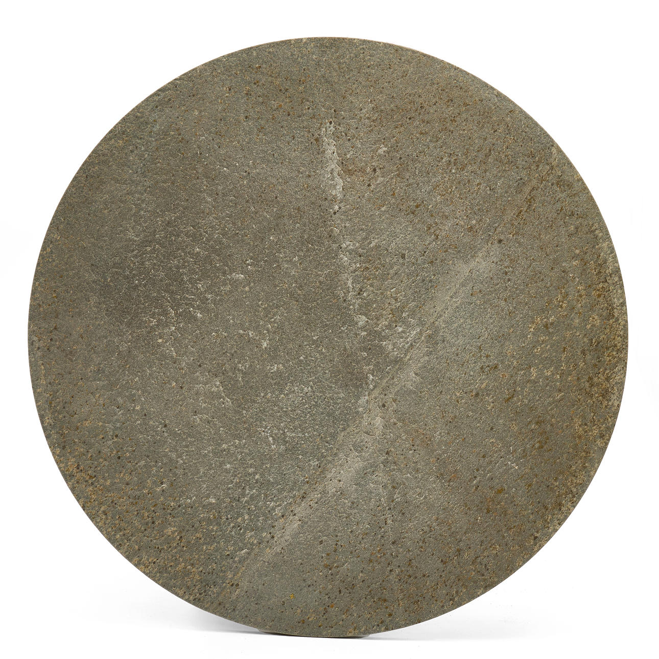 BORDSSKIVA, sten, rund.