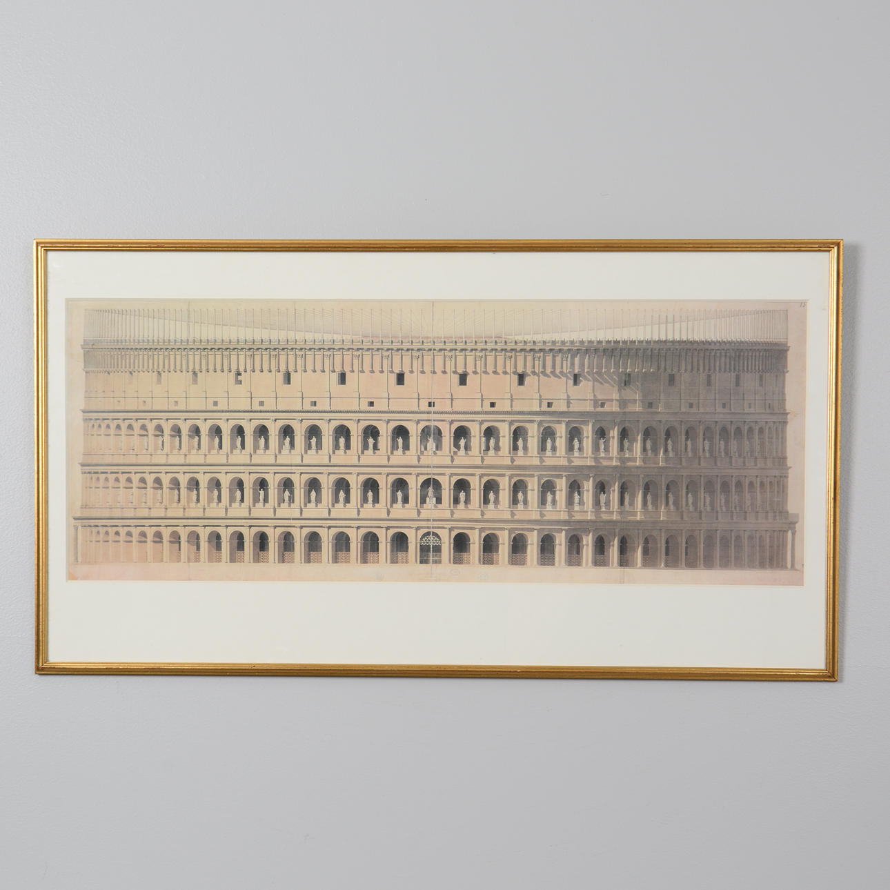 "AMPHITHEATRE FLAVIEN" (Colosseum), tryck.