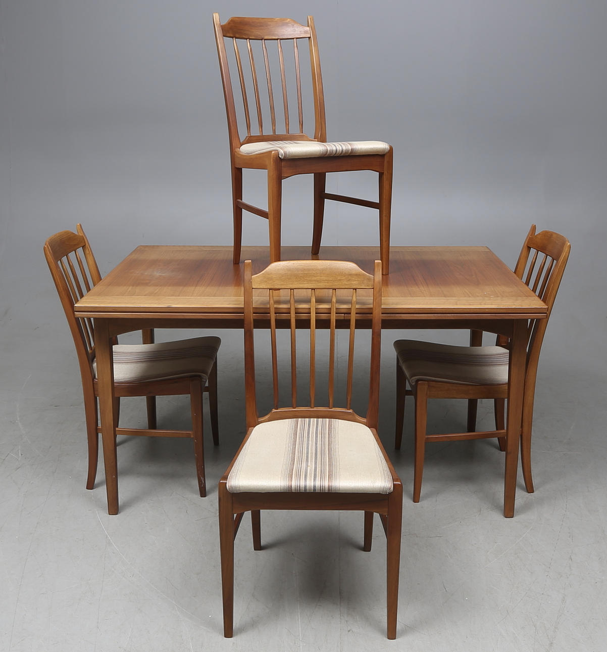 MATSALSGRUPP, 5 delar, Carl Malmsten, Åfors möbelfabrik.