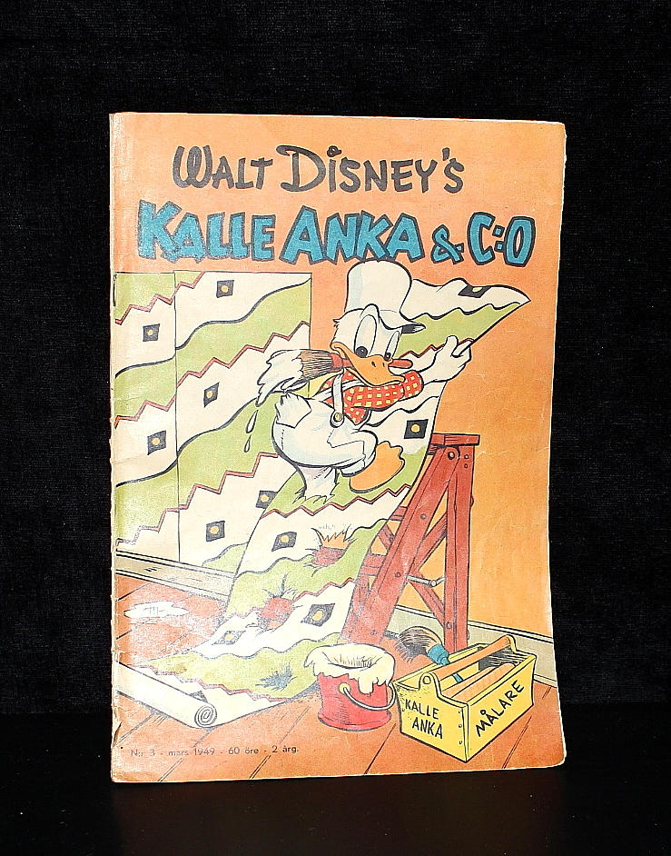 SERIETIDNING, 1 st, Kalle Anka, nr 3, mars 1949.