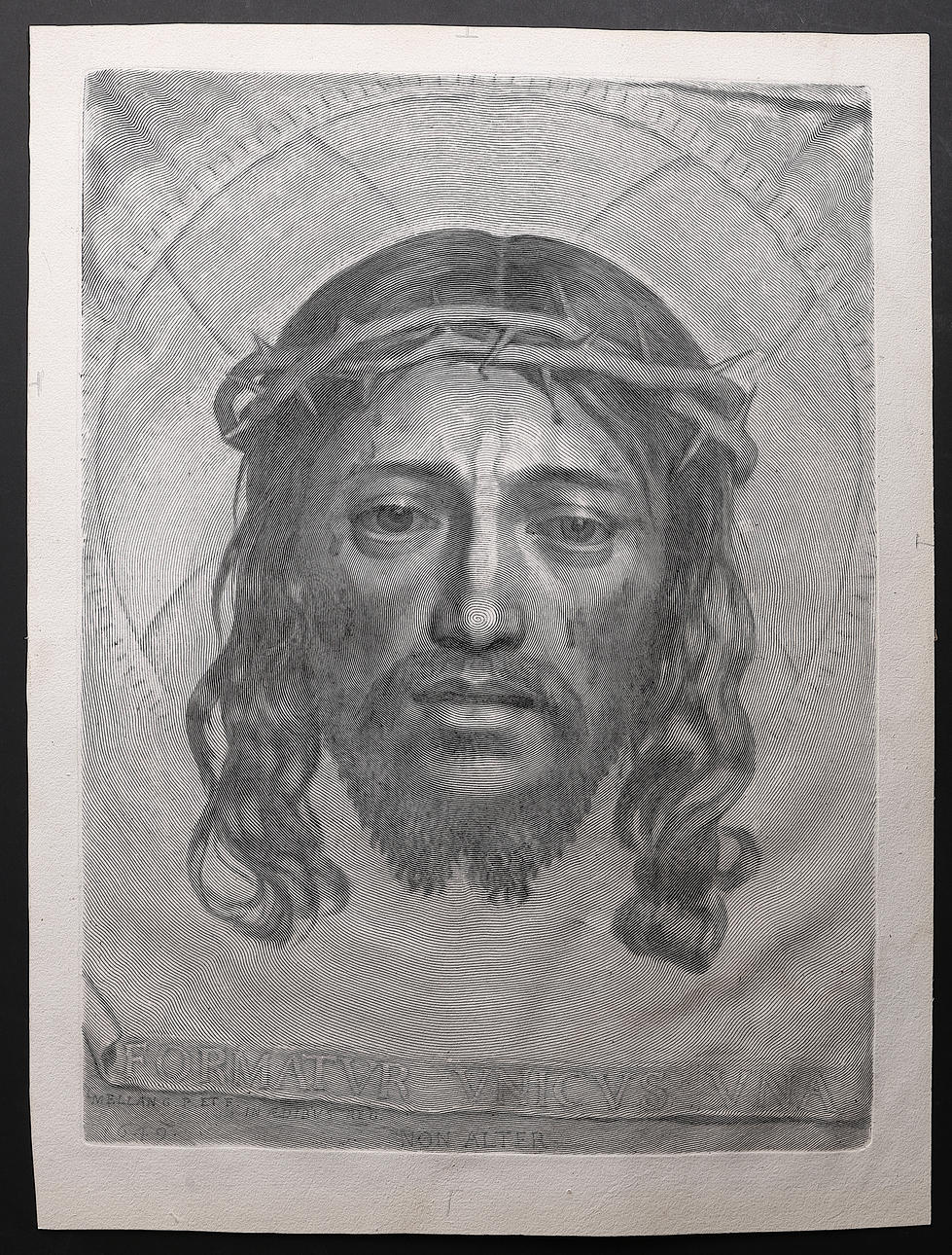 CLAUDE MELLAN. SEGÚN. Rostro de Cristo.