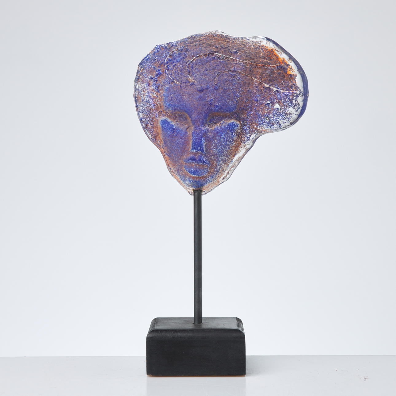 BEAR EKEGREN. Sculpture, “Wind”, glass, signed and numbered 18/30.