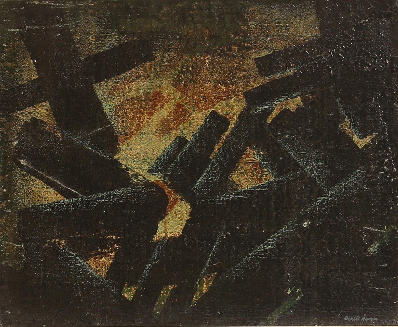 BERTIL ÅGREN. Oil on canvas, signed.