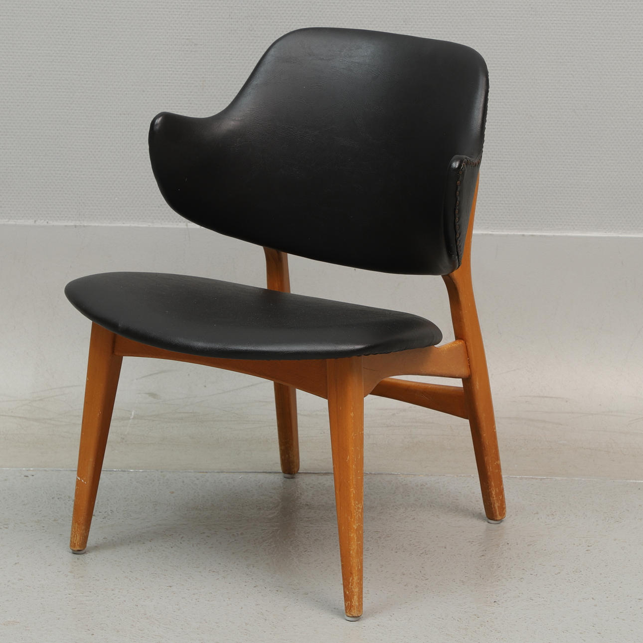 STOL, IKEA, sort gallon bøg, „Winnie“, 1950'erne.