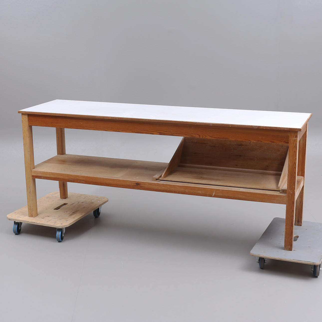 WORKTABLE/PLANTER TABLE with perstorp top, jumble, second half of the ...