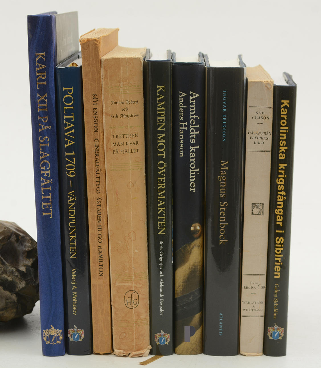 Books about the Karolinerna, 9 vol.