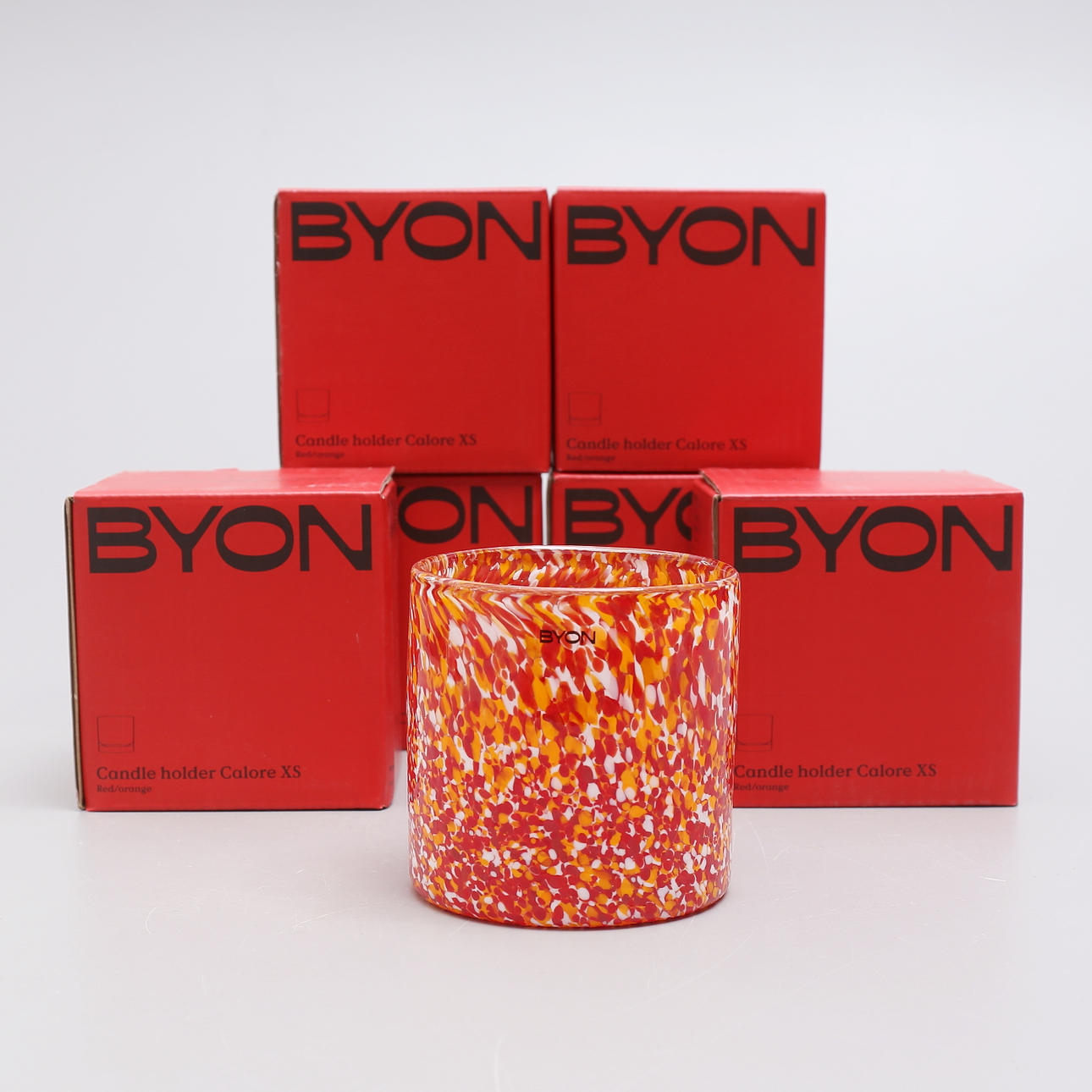 LJUSLYKTOR, 6 st, glas, "Calore", ByOn.