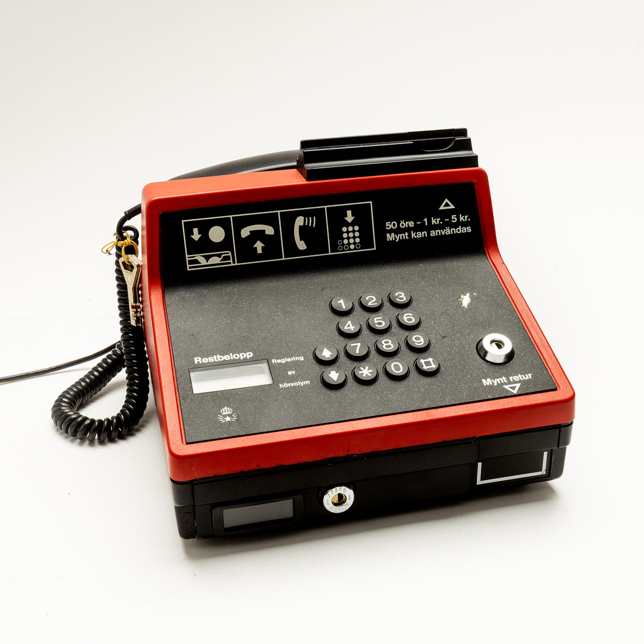 MYNTTELEFON, televerket, 1900-talets andra hälft.